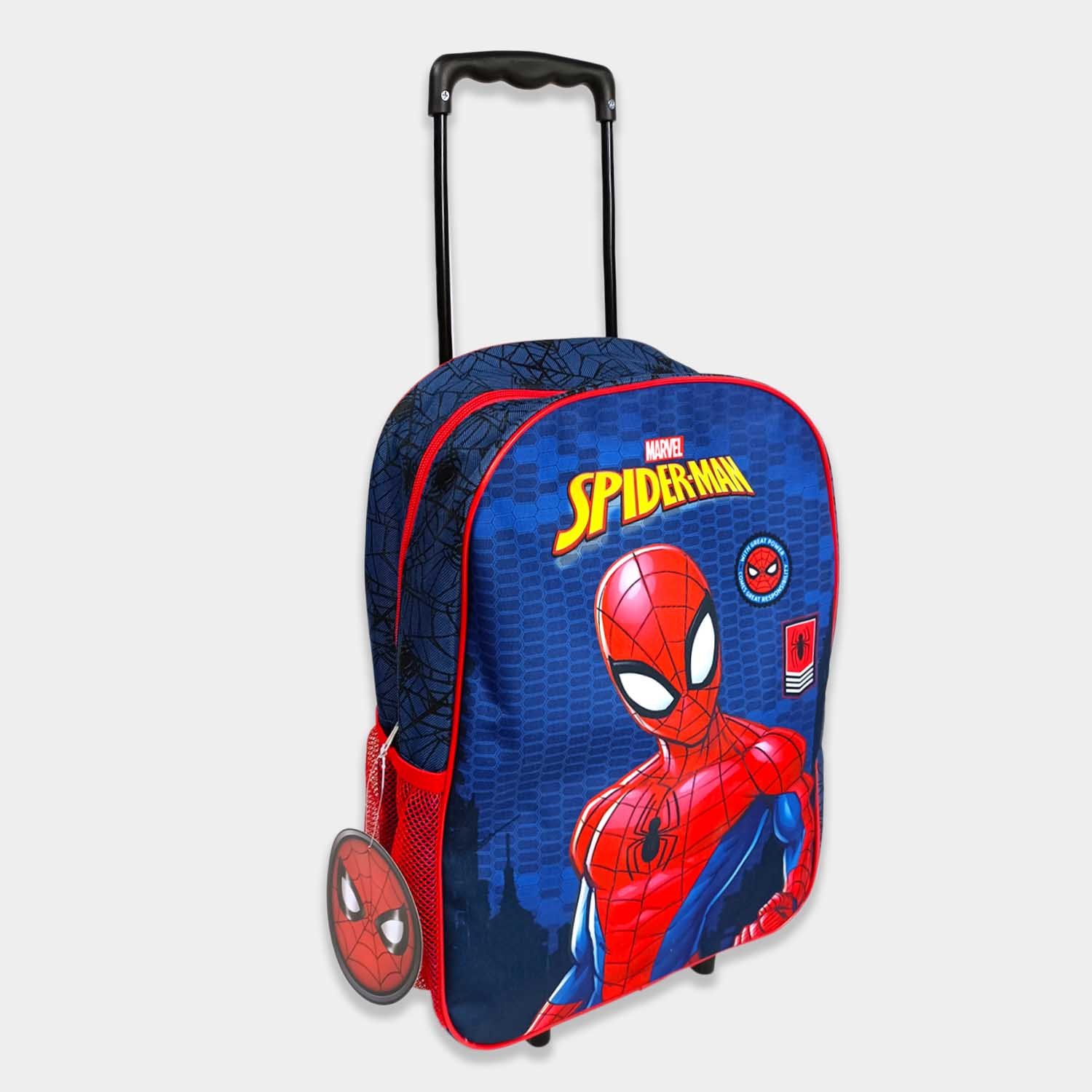 Mochila carrito Spiderman para niño. |