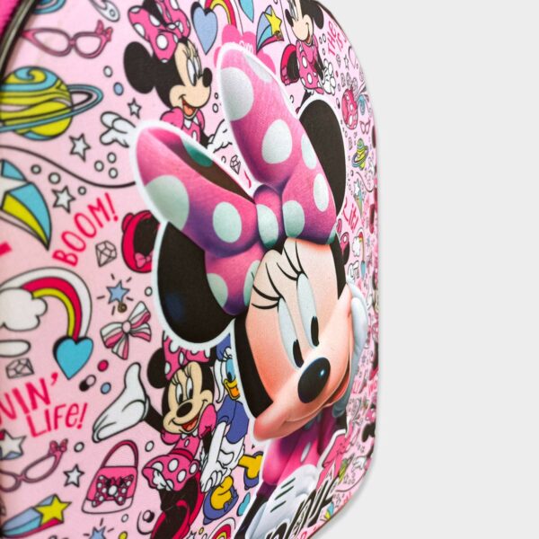 Mochila 3D con luces de Minnie Mouse, niña.