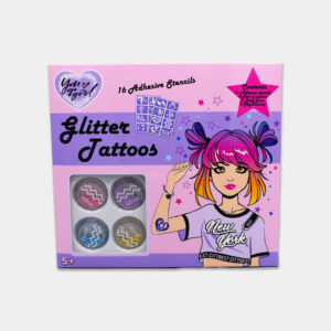 You Go Girl set de Glitter Tatoo