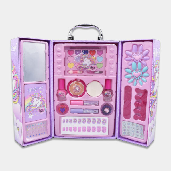 You Go Girl - Set de Maquillaje Infantil para Niños - Cofre Mágico de Unicornios - Imagen 2