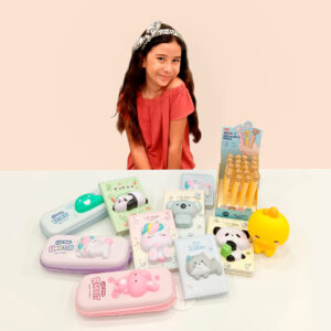 Libreta escolar squishy 3D unicornio con 128 páginas decoradas.Tonos pastel iiGEN