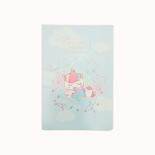 Cuadernos de Notas Unicornio – 42 Hojas con Líneas y Diseño Mágico Pastel iiGEN - Imagen 3