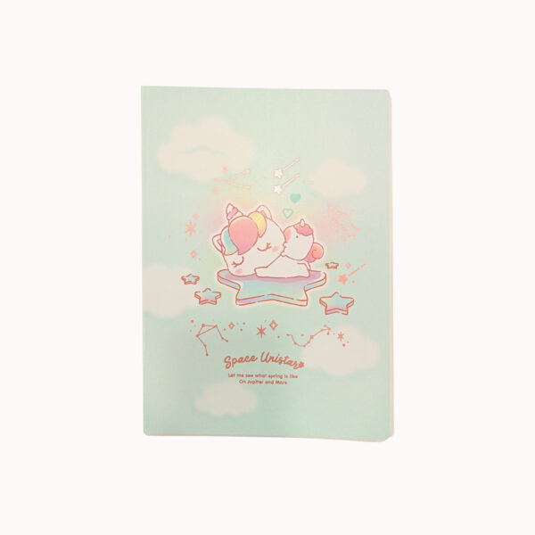 Cuadernos de Notas Unicornio – 42 Hojas con Líneas y Diseño Mágico Pastel iiGEN - Imagen 4