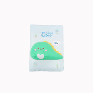 Libreta Escolar Squishy 3D Dinosaurio en Colores Pastel. iiGEN