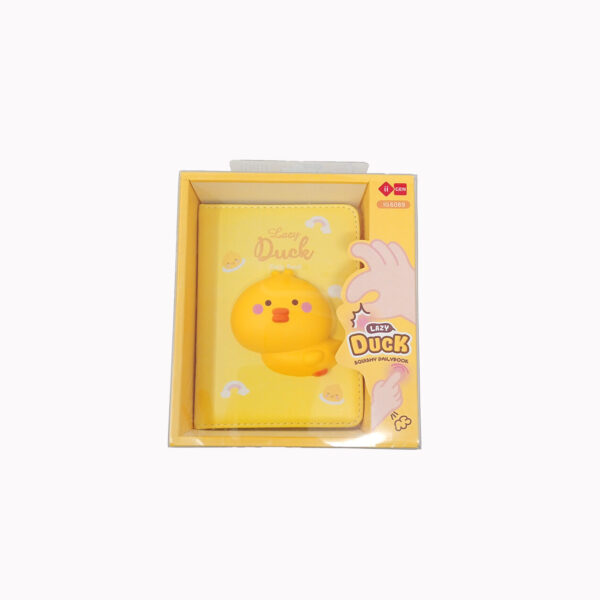 Libreta Escolar Squishy Patito 3D – Tapa Suave y Pastel, 128 Páginas Decoradas. iiGEN  - Imagen 3